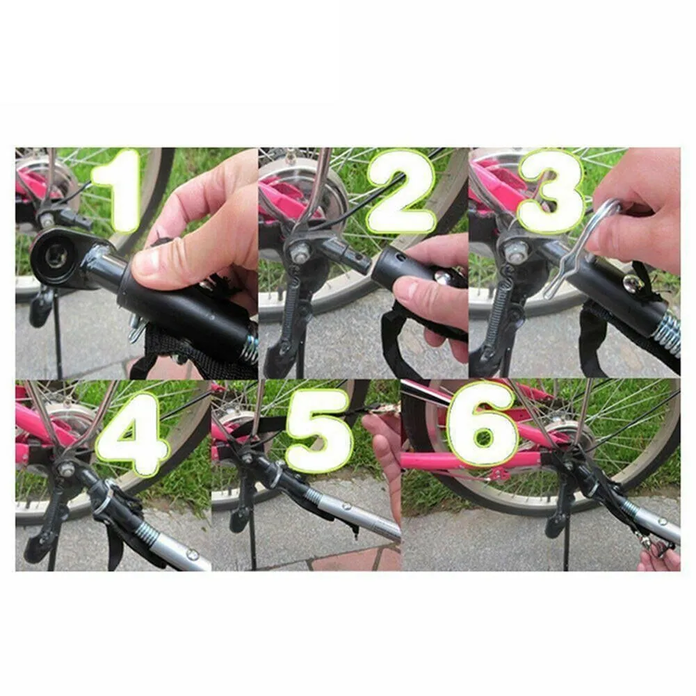 1 Pc Bike Trailer Towbar Hitch Coupler Clutch Cycling Moped Bicycle Spare Part Linker Hitch Mount Adapter Bike Cycling Accessory