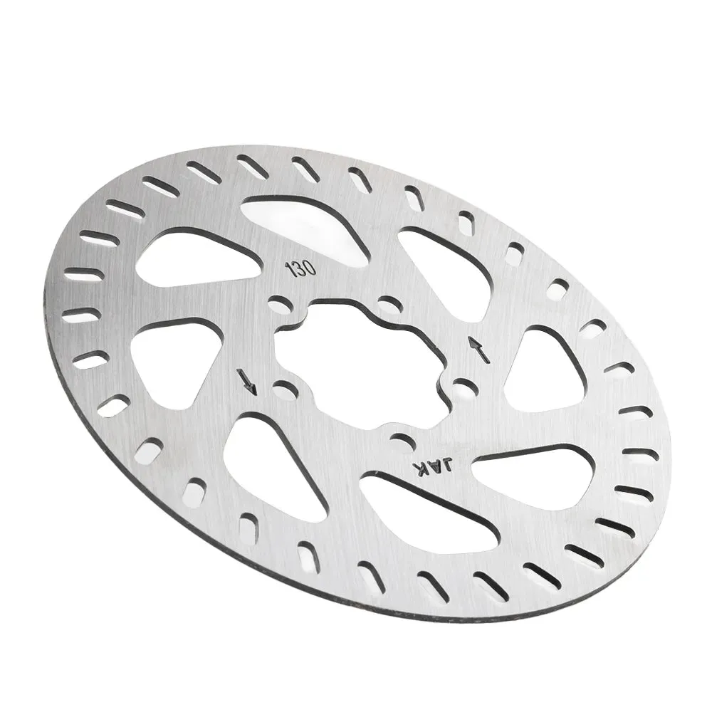130mm Brake Disc For Xiaomi Mi Electric Scooter 3 / 4 Pro Stainless Steel Rotor Pad Contains 5 Screws Replacement Parts