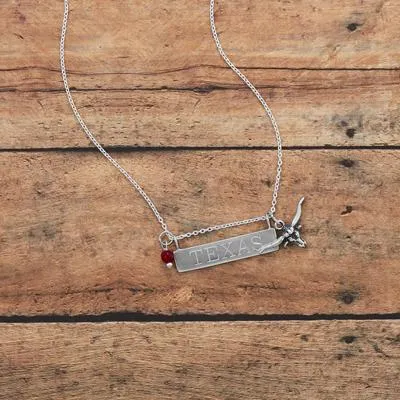 16"   2" Engravable Bar Nameplate Necklace