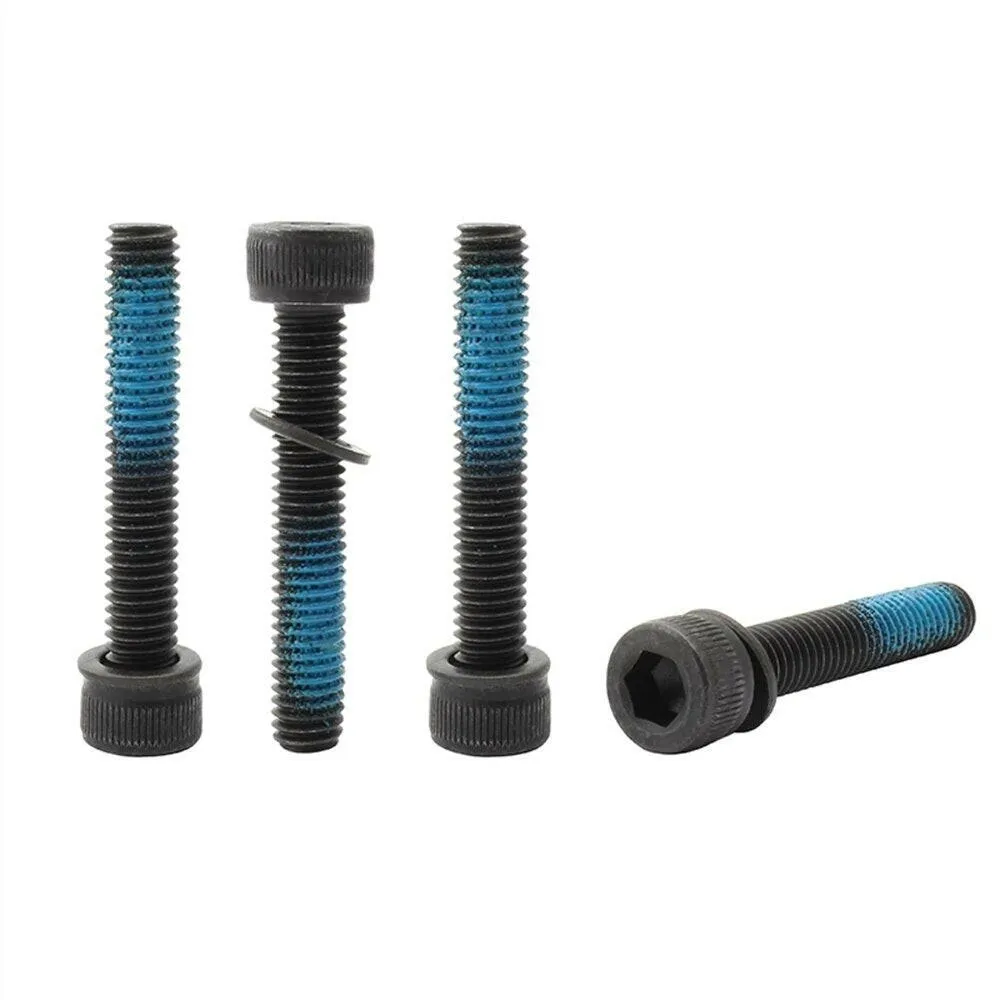 4Pcs Bike M6 Disc Brake Adapter Screw M6*18/35mm Brake Caliper Mount Bolt MTB Road Bicycle Cycling Parts Accessories