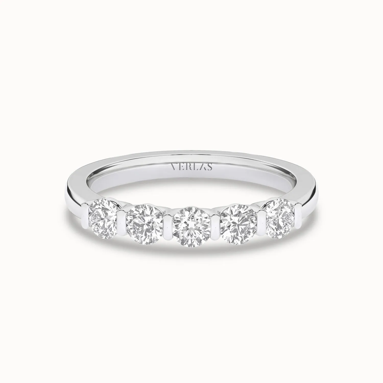 5-Stone Keepsake Round Vows