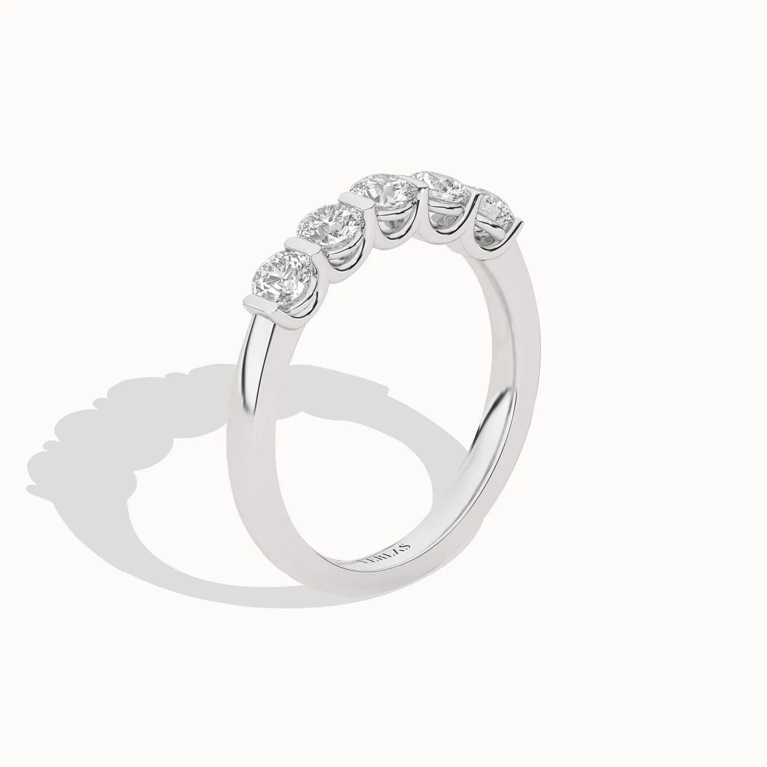 5-Stone Keepsake Round Vows