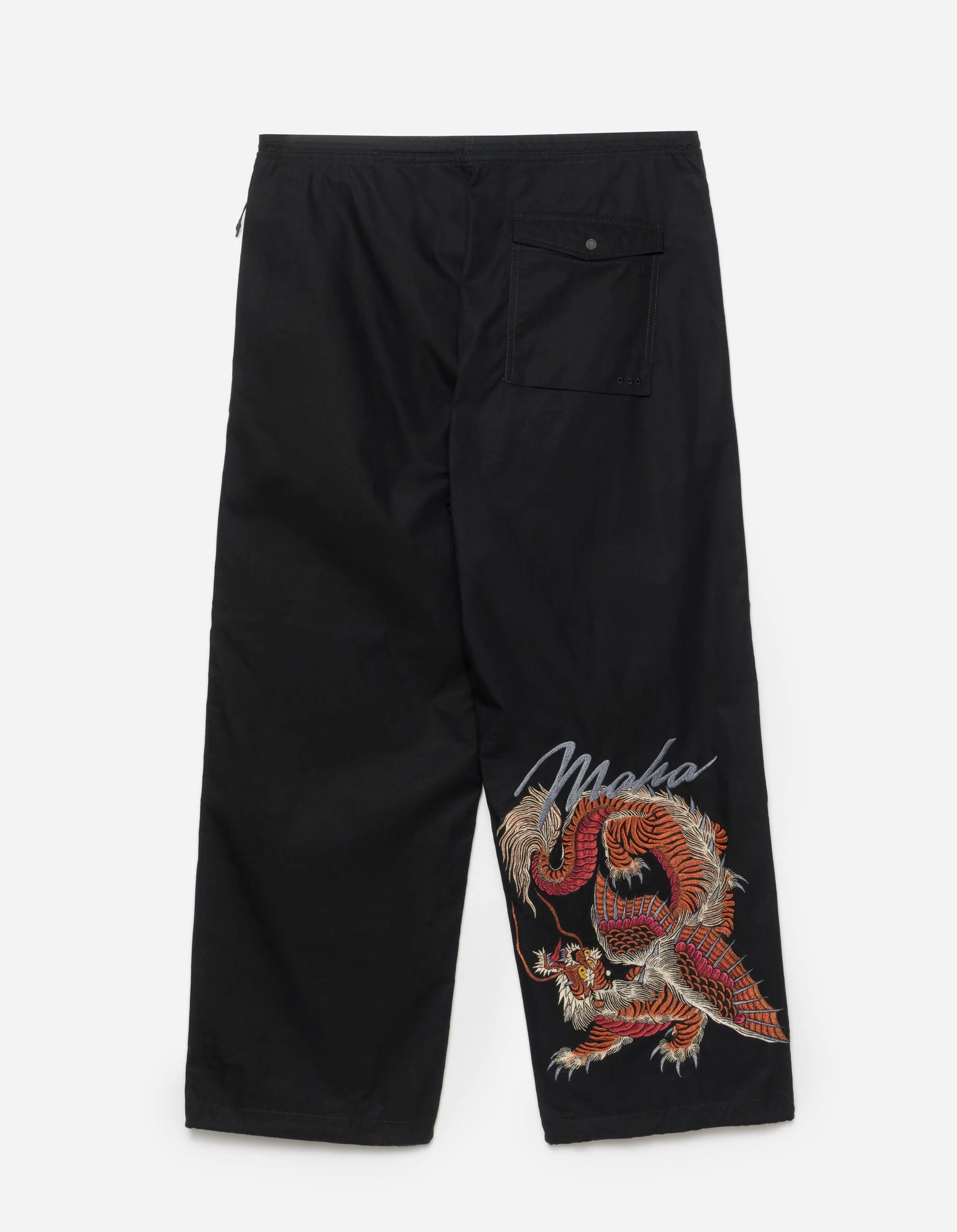 6091 Tiger Dragon Loose Snopants Black