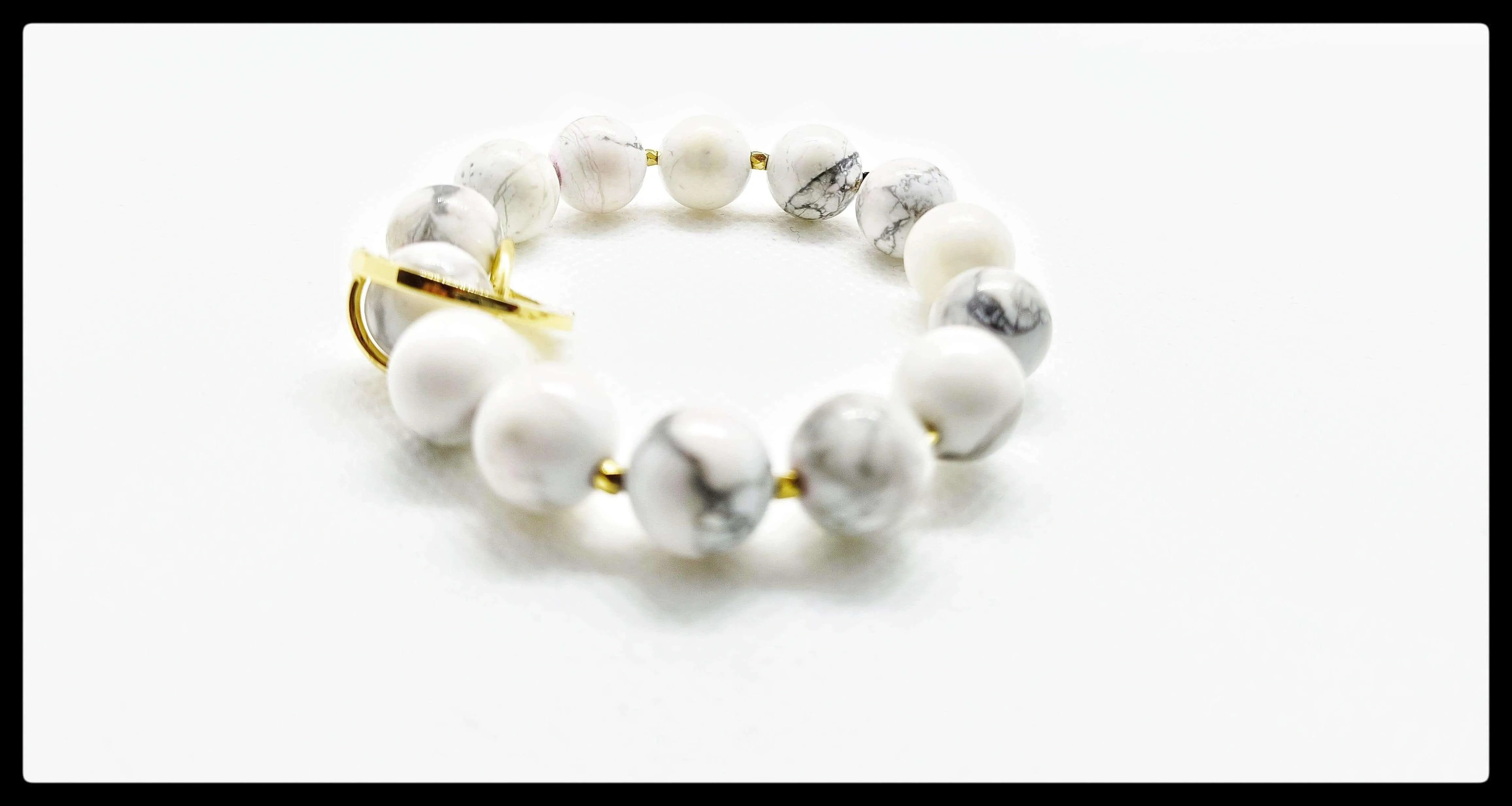 Agate & Amethyst Bead  Bracelet