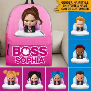 Back To School Custom All Over Print BackPack Boss Kid Personalized Gift