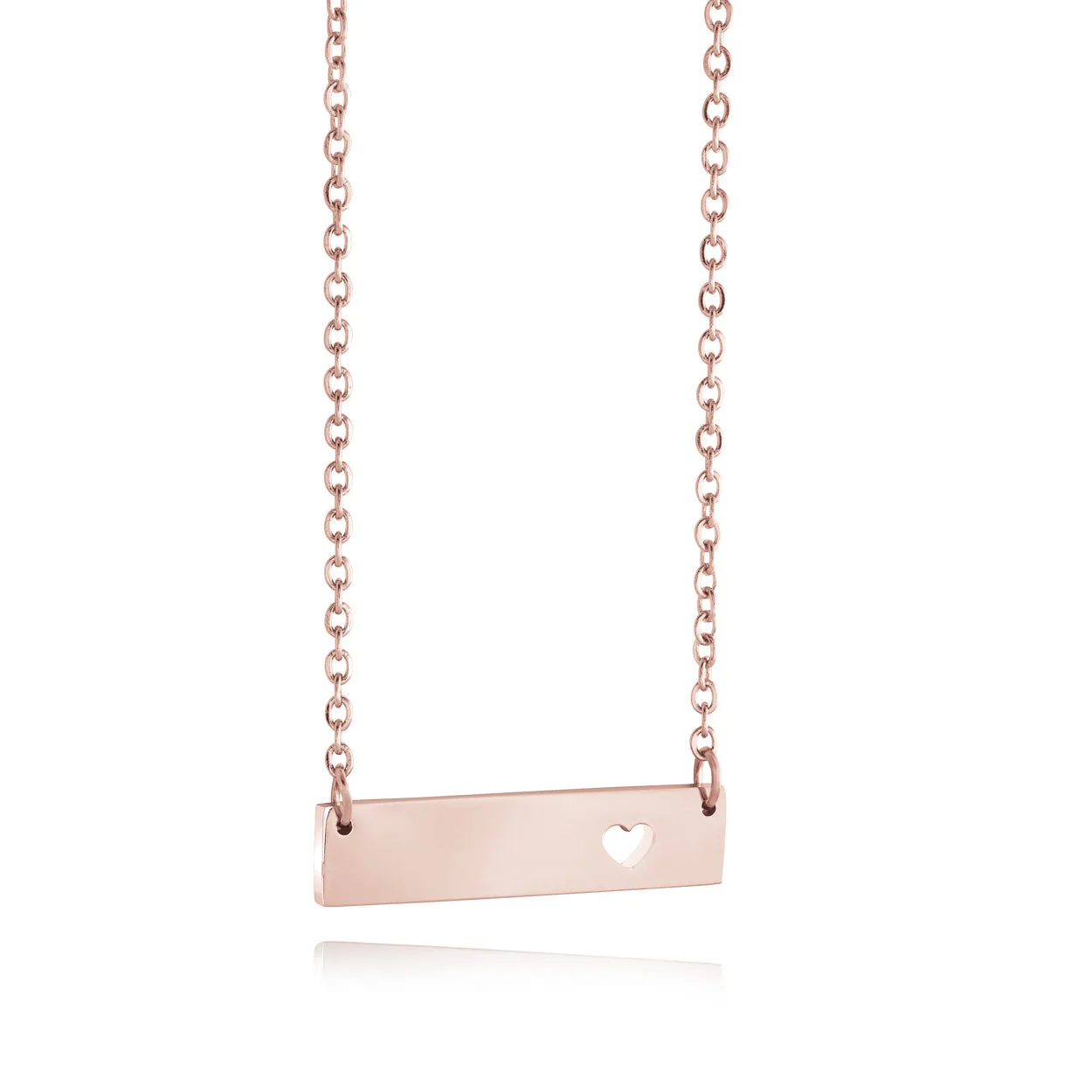 Bar Heart Pendant