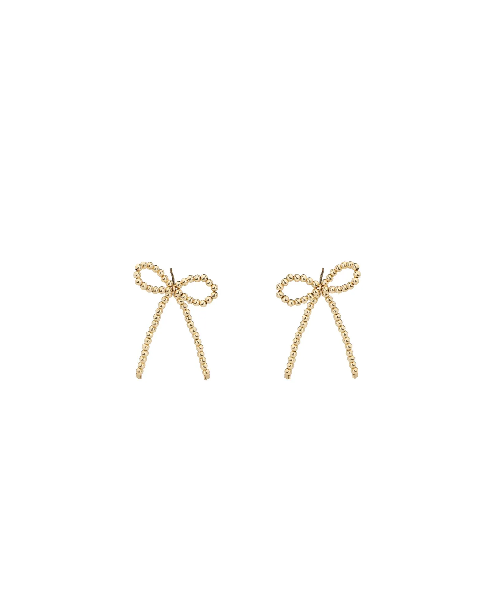 Beaded Short Bow Studs