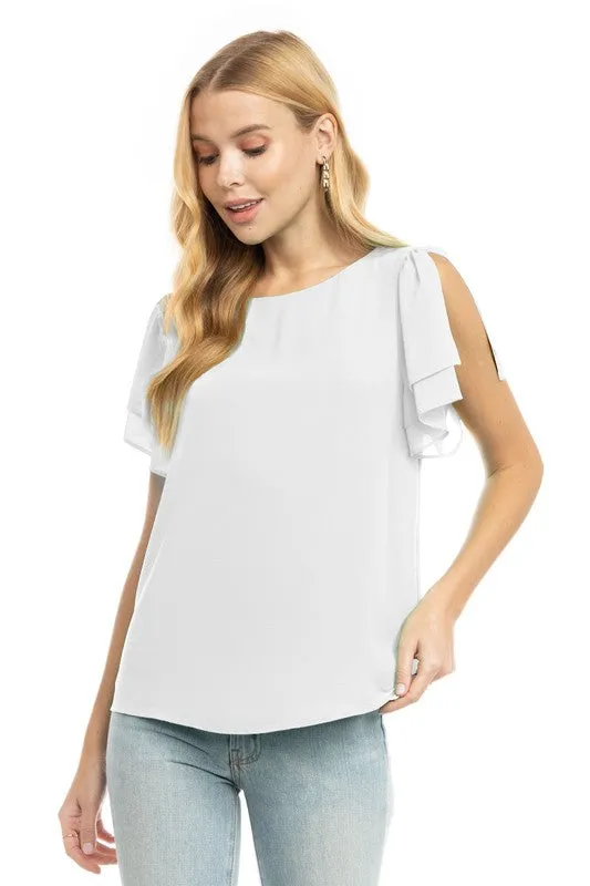 Beanie's Favorite Ruffle Blouse