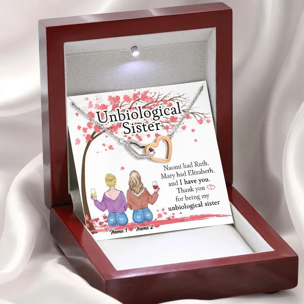 Bestie Custom Necklace Unbiological Sister Naomi Had Ruth I Have You Personalized Gift