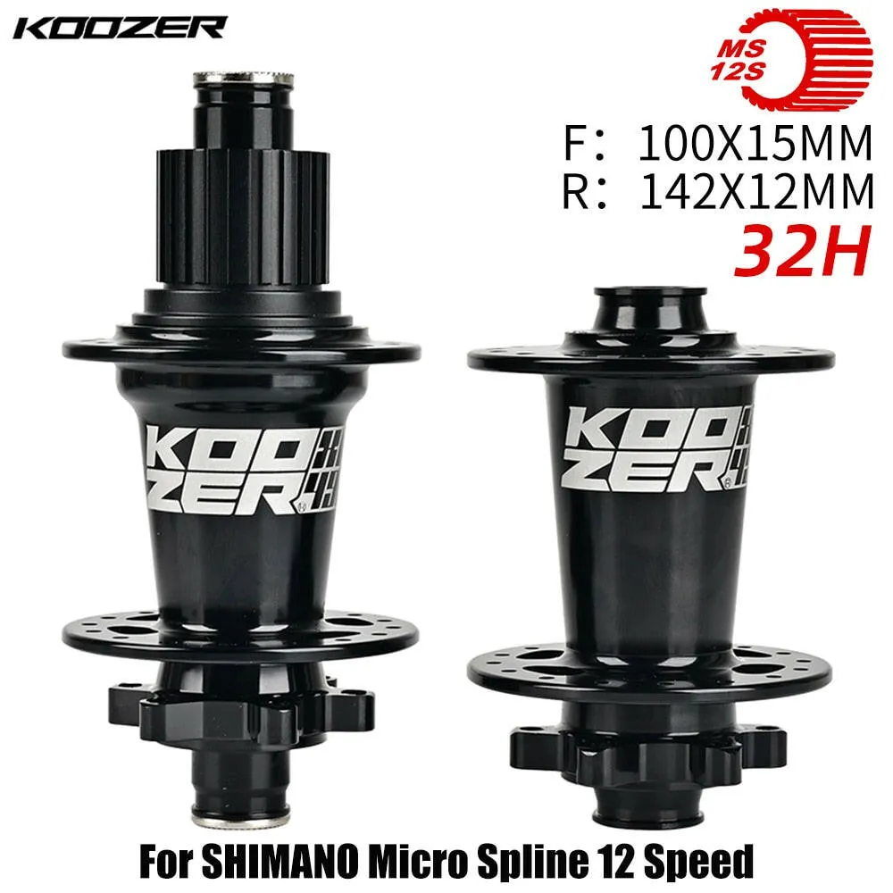 Bicycle Hubs KOOZER XM490 PRO 28/32/36 Holes Qr Thru TA Steel Shaft 4 Bearing 6 Pawl K7 HG XD MS 8 9 10 11 12 speed SX NX 12S