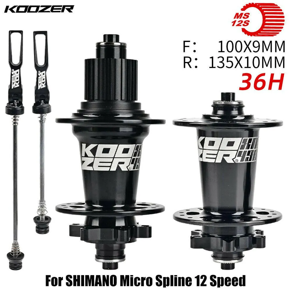 Bicycle Hubs KOOZER XM490 PRO 28/32/36 Holes Qr Thru TA Steel Shaft 4 Bearing 6 Pawl K7 HG XD MS 8 9 10 11 12 speed SX NX 12S