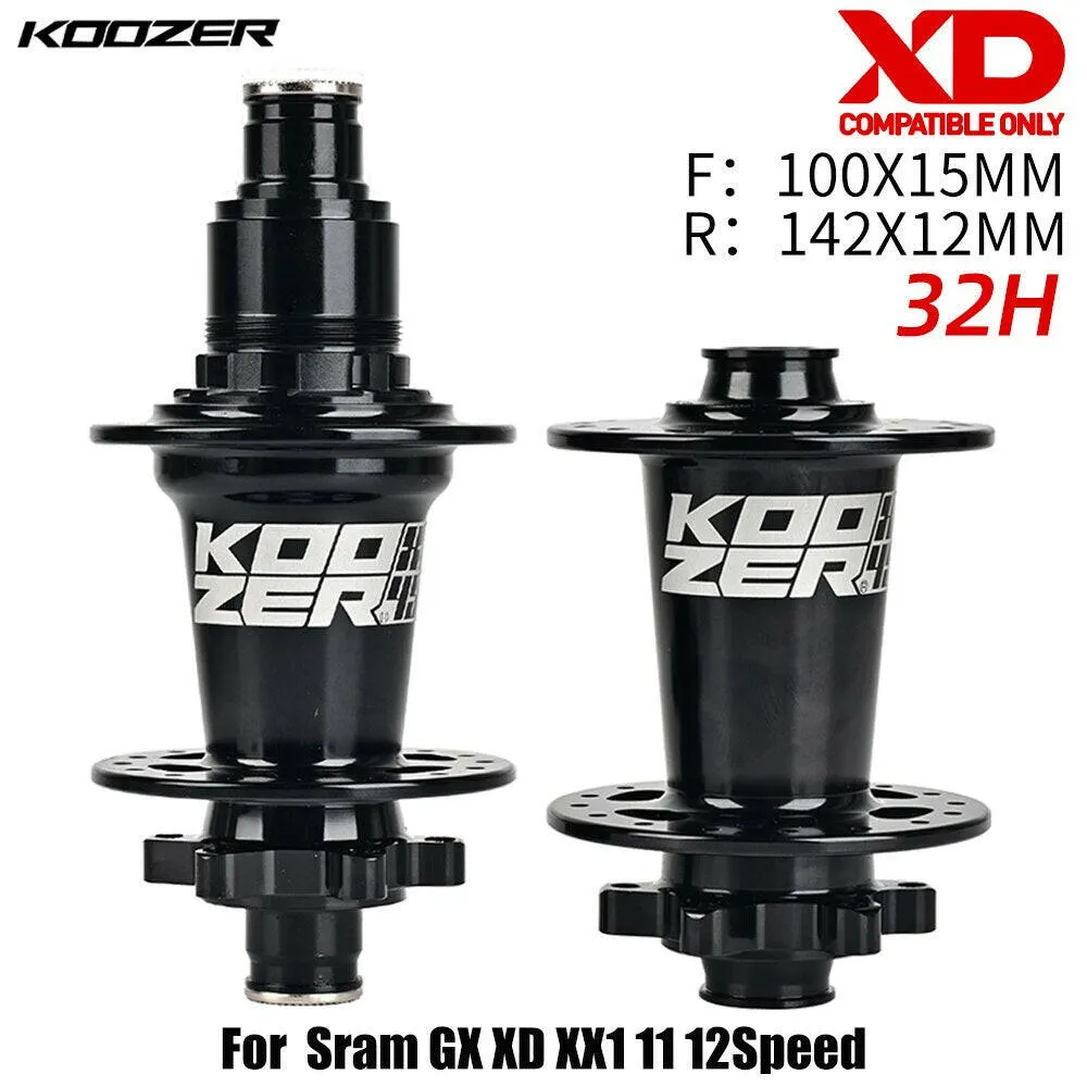 Bicycle Hubs KOOZER XM490 PRO 28/32/36 Holes Qr Thru TA Steel Shaft 4 Bearing 6 Pawl K7 HG XD MS 8 9 10 11 12 speed SX NX 12S