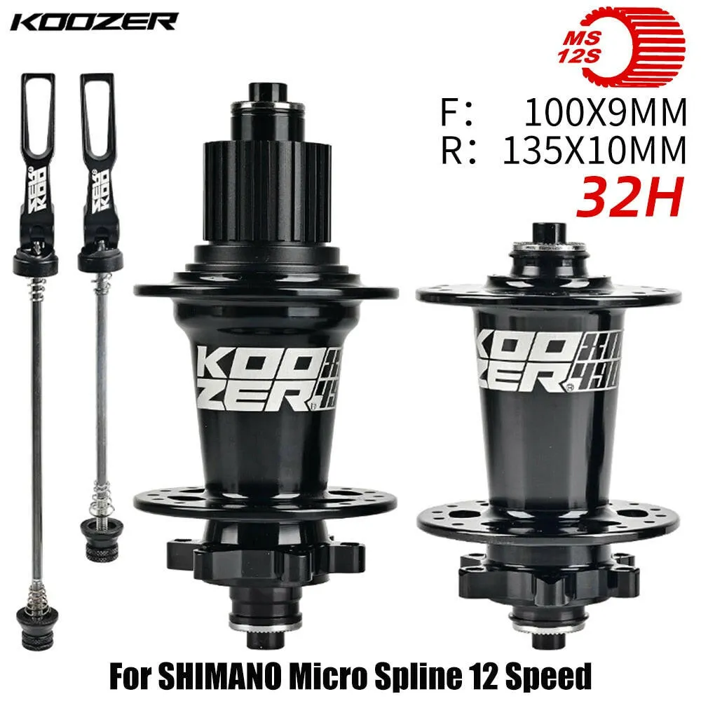 Bicycle Hubs KOOZER XM490 PRO 28/32/36 Holes Qr Thru TA Steel Shaft 4 Bearing 6 Pawl K7 HG XD MS 8 9 10 11 12 speed SX NX 12S