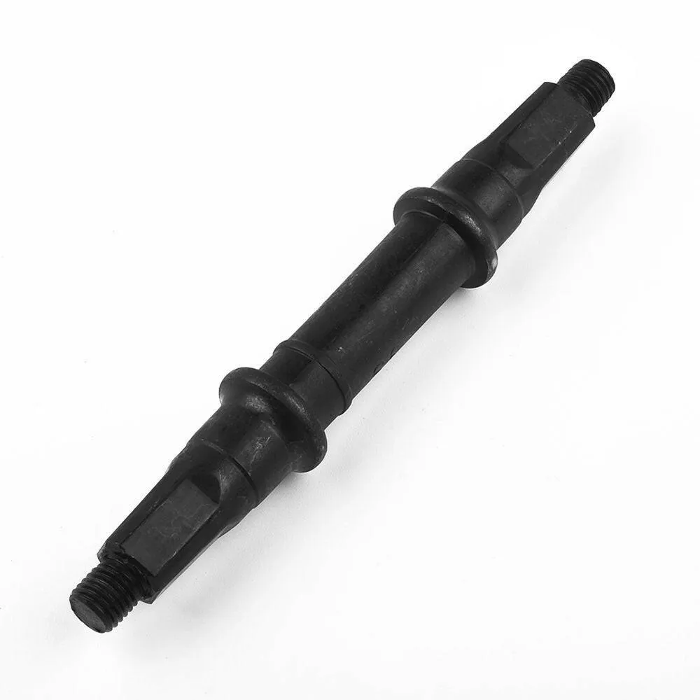 Bike Bicycle Bottom Bracket Axle Set For 68mm BB Shell Multi-Size Steel Square Hole With Cups Bearings Holder Cycling Components