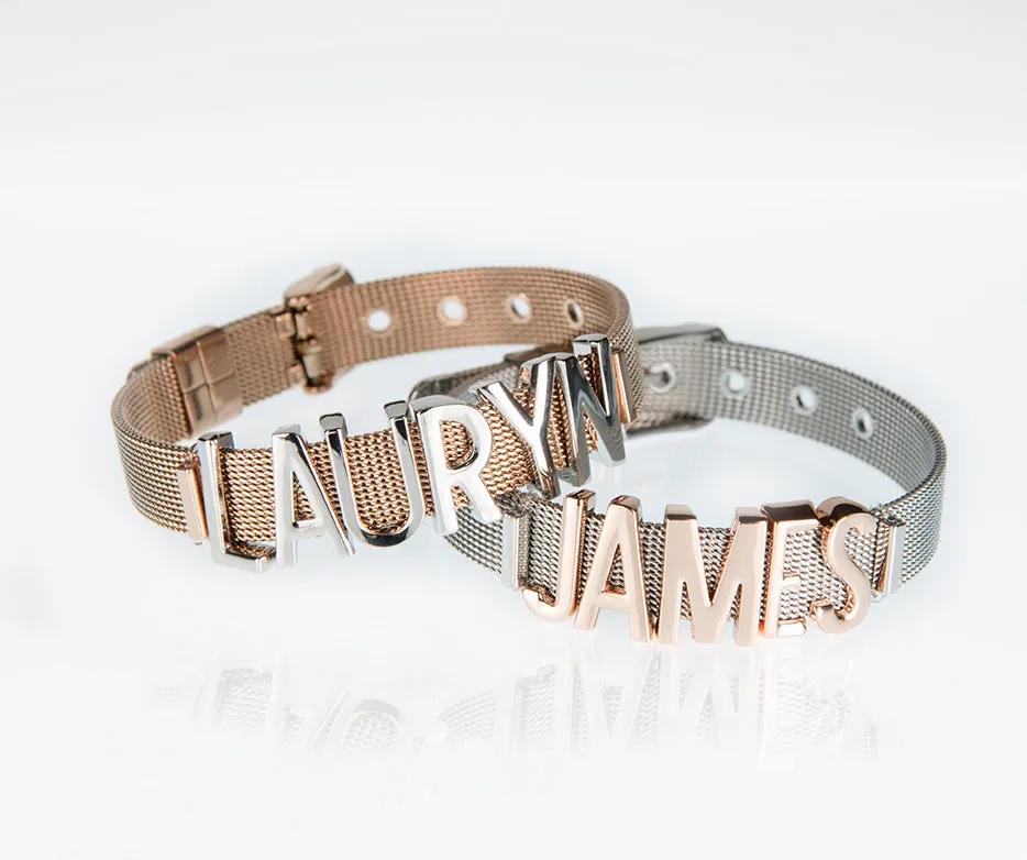 Buckle Up Rose Gold P Charm