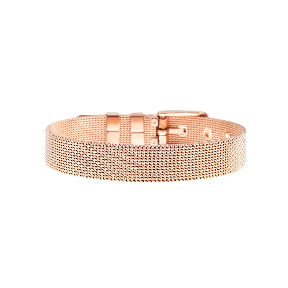 Buckle Up Rose Gold P Charm