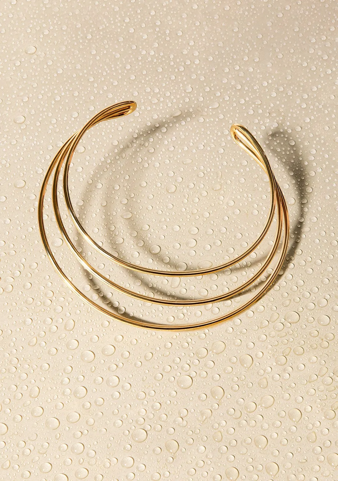 Choker Gold Triple