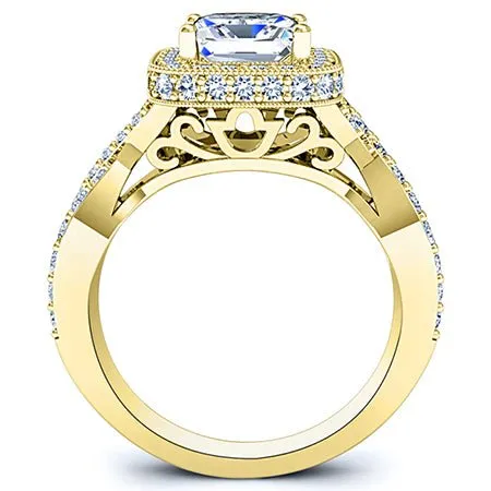 Clover - Princess Diamond Engagement Ring