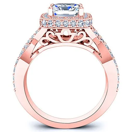 Clover - Princess Diamond Engagement Ring