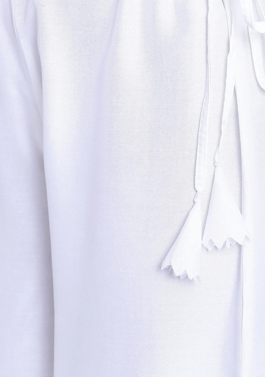 Cotton Stripe Pocket Button-down Kurta Set