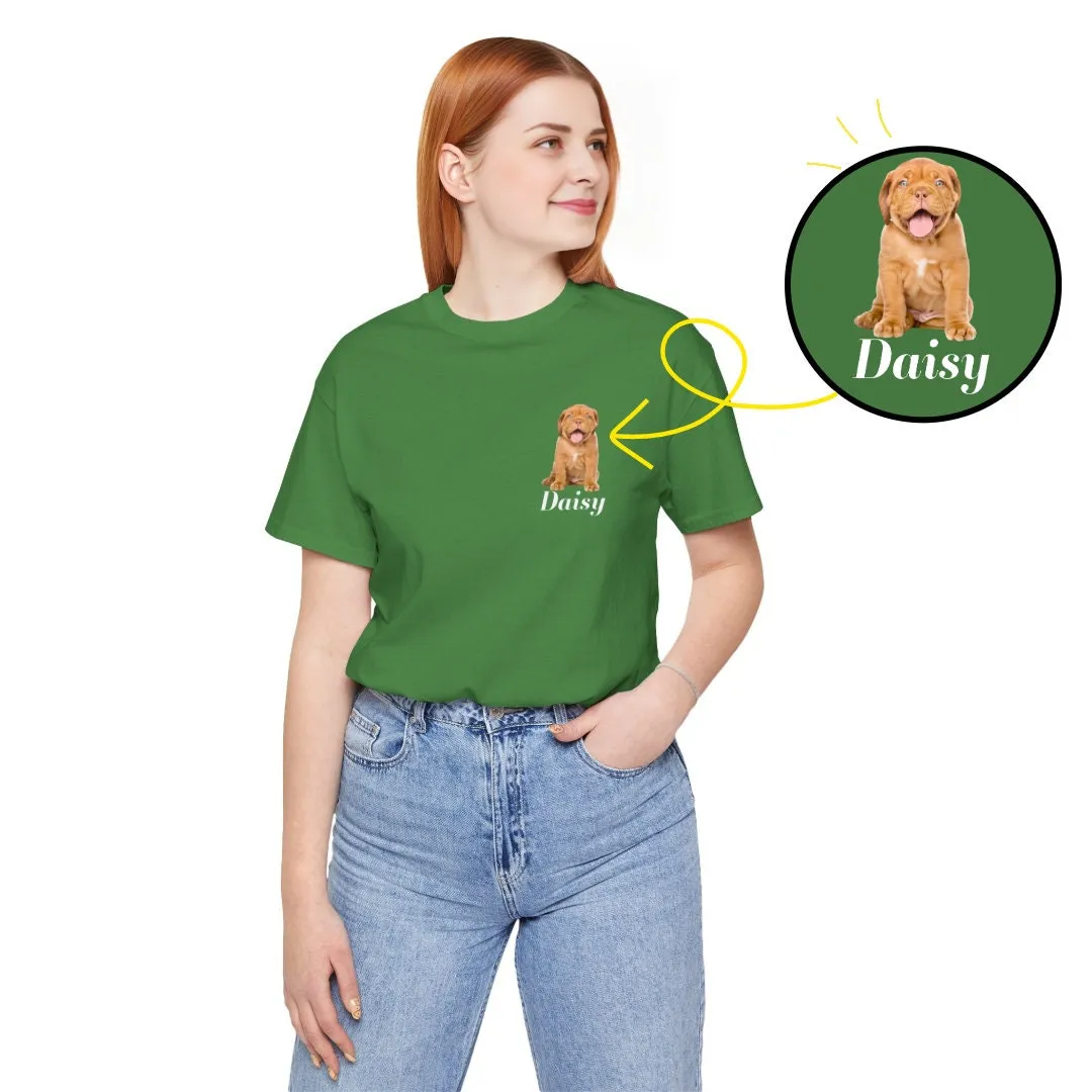 Custom Dog Shirt Gift for Dog Mom, Pet Custom t-Shirt Gift