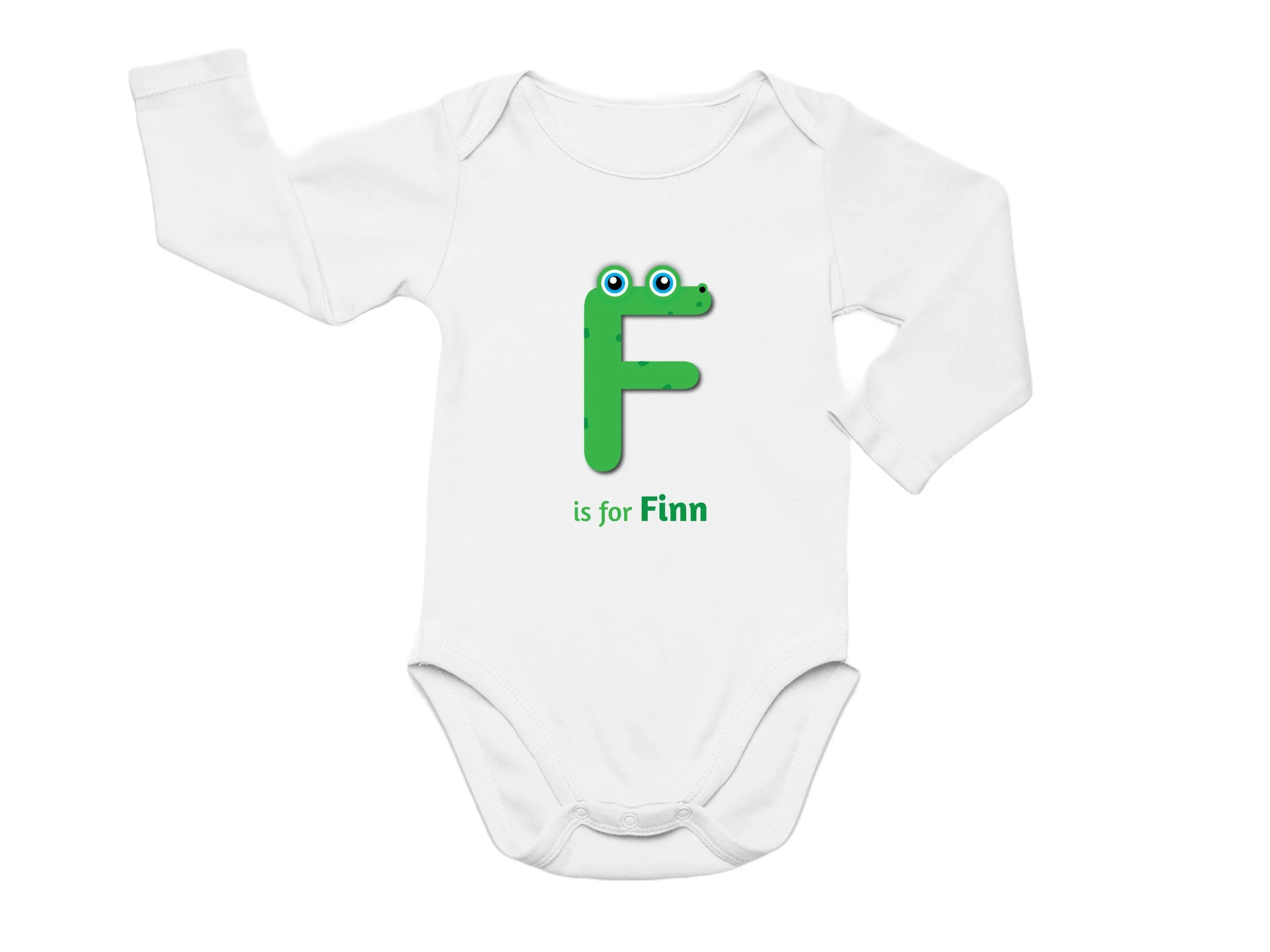 Custom Kids TShirt Gift for Boys Custom your Letter F Baby Shirt