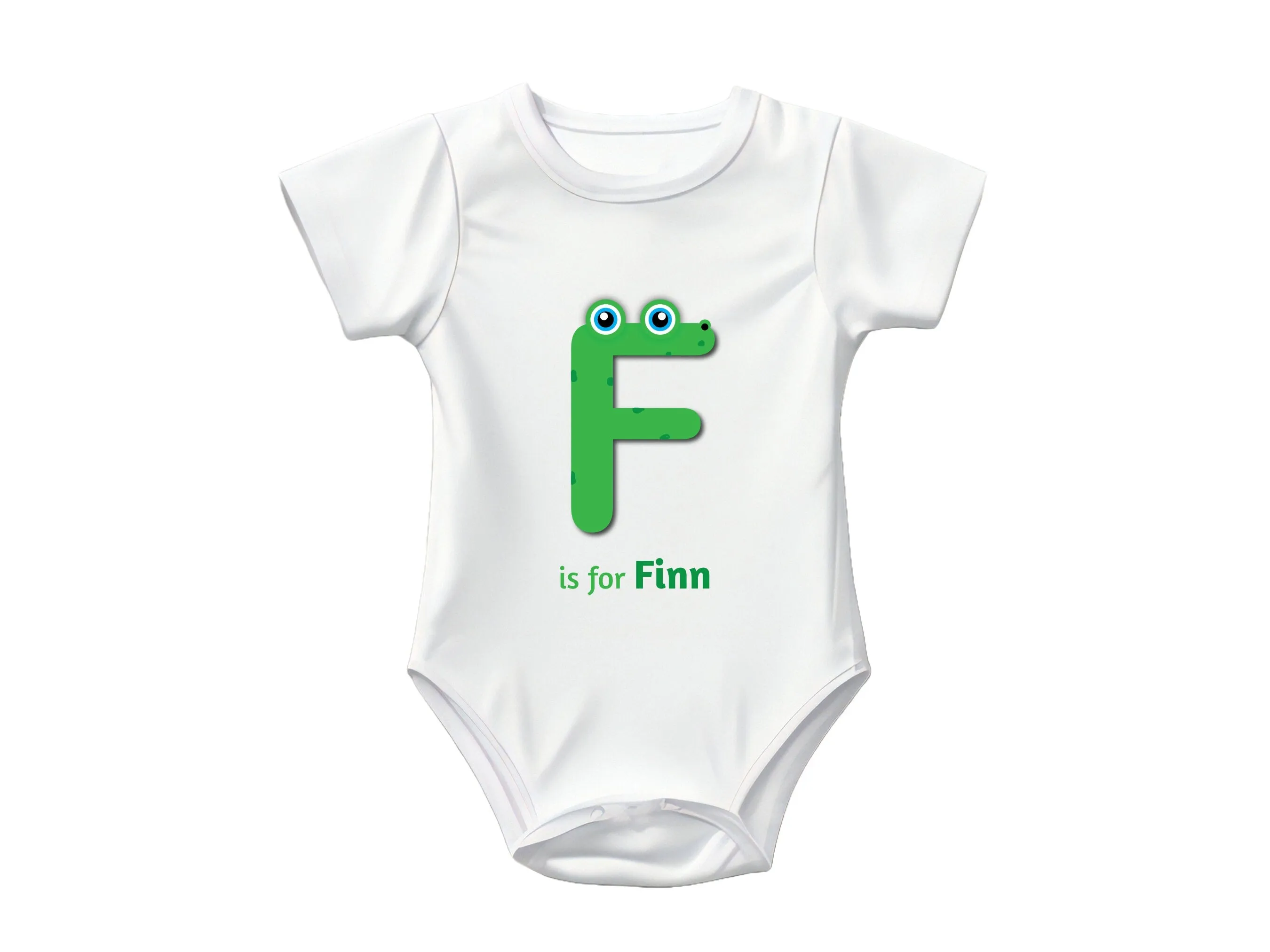 Custom Kids TShirt Gift for Boys Custom your Letter F Baby Shirt