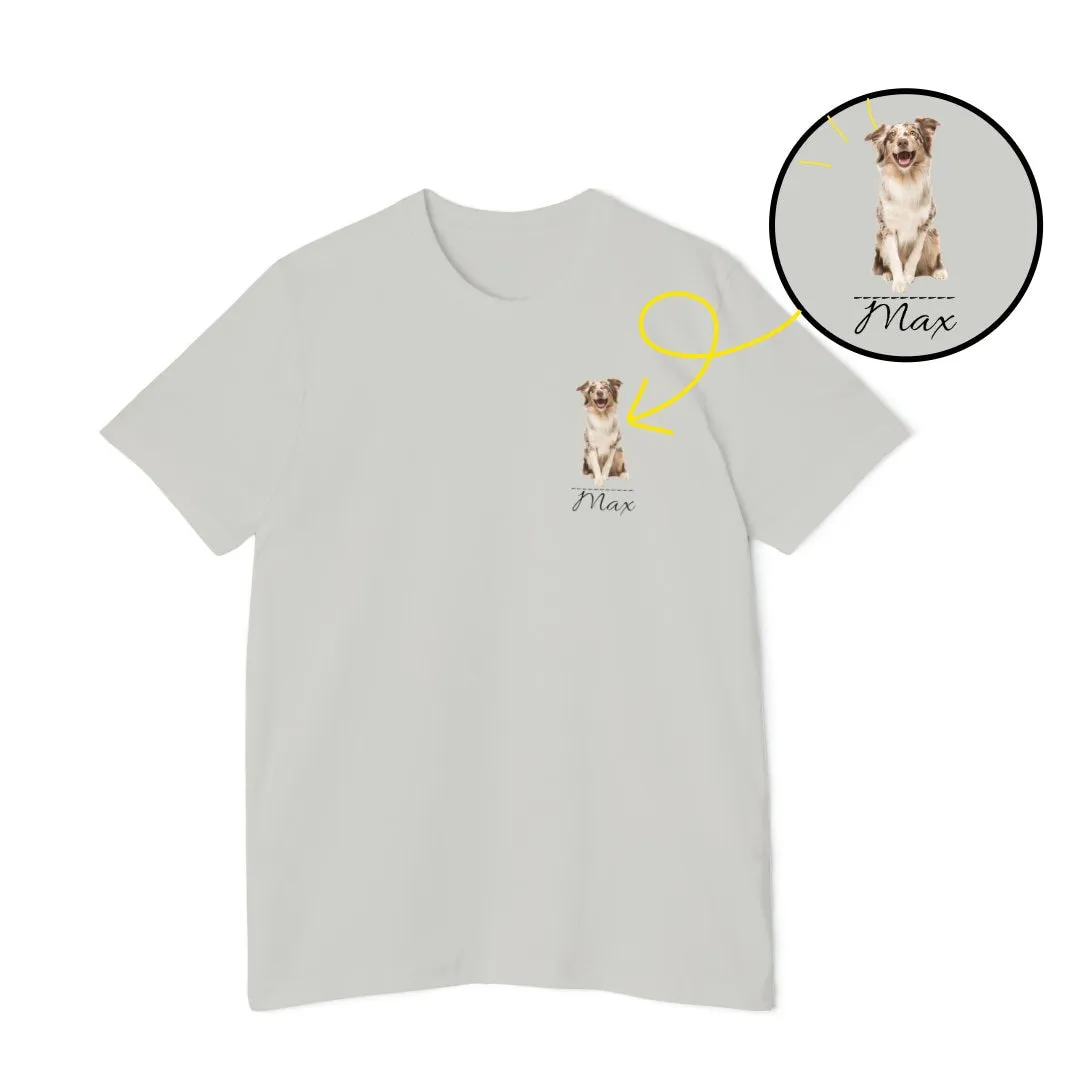Custom Pet Dog Shirt Gift For Pet Dog Mom,  Portrait Pet T-Shirt For Dog lover