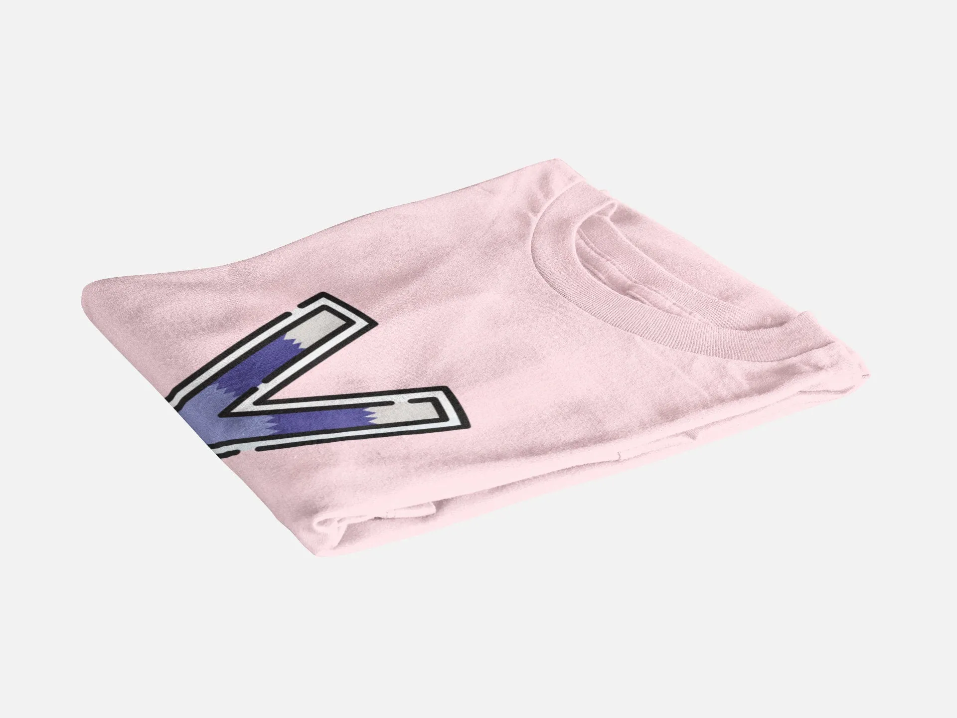 Custom Toddler Shirt Gift for Birthday Girl with Initials V Gift For Kids