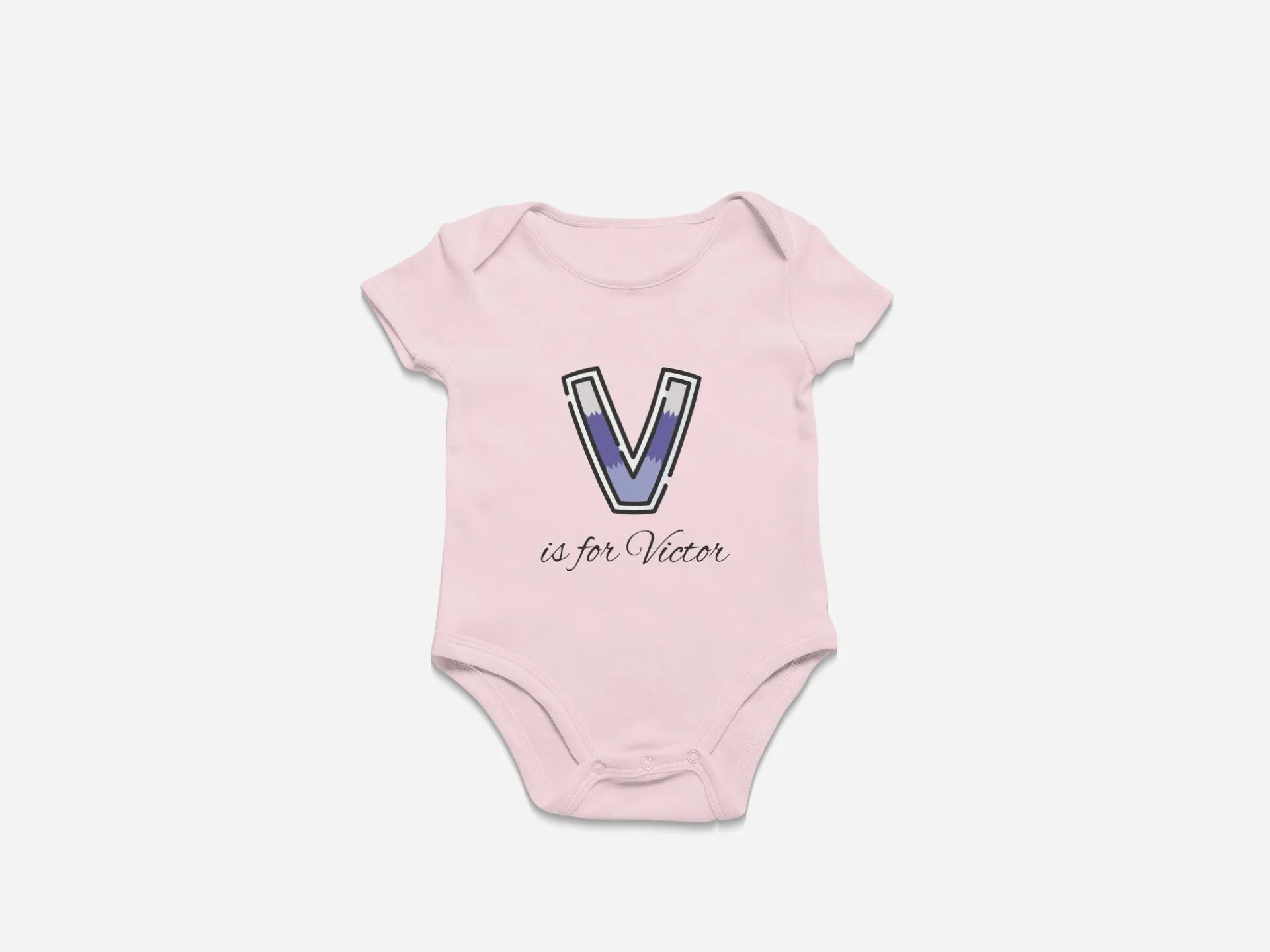 Custom Toddler Shirt Gift for Birthday Girl with Initials V Gift For Kids