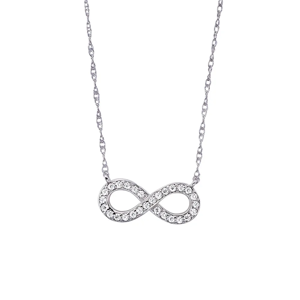 Diamond Infinity Symbol Necklace