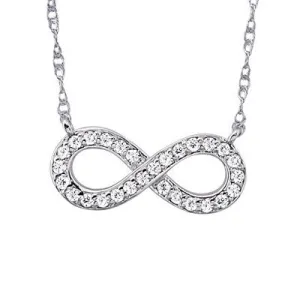 Diamond Infinity Symbol Necklace