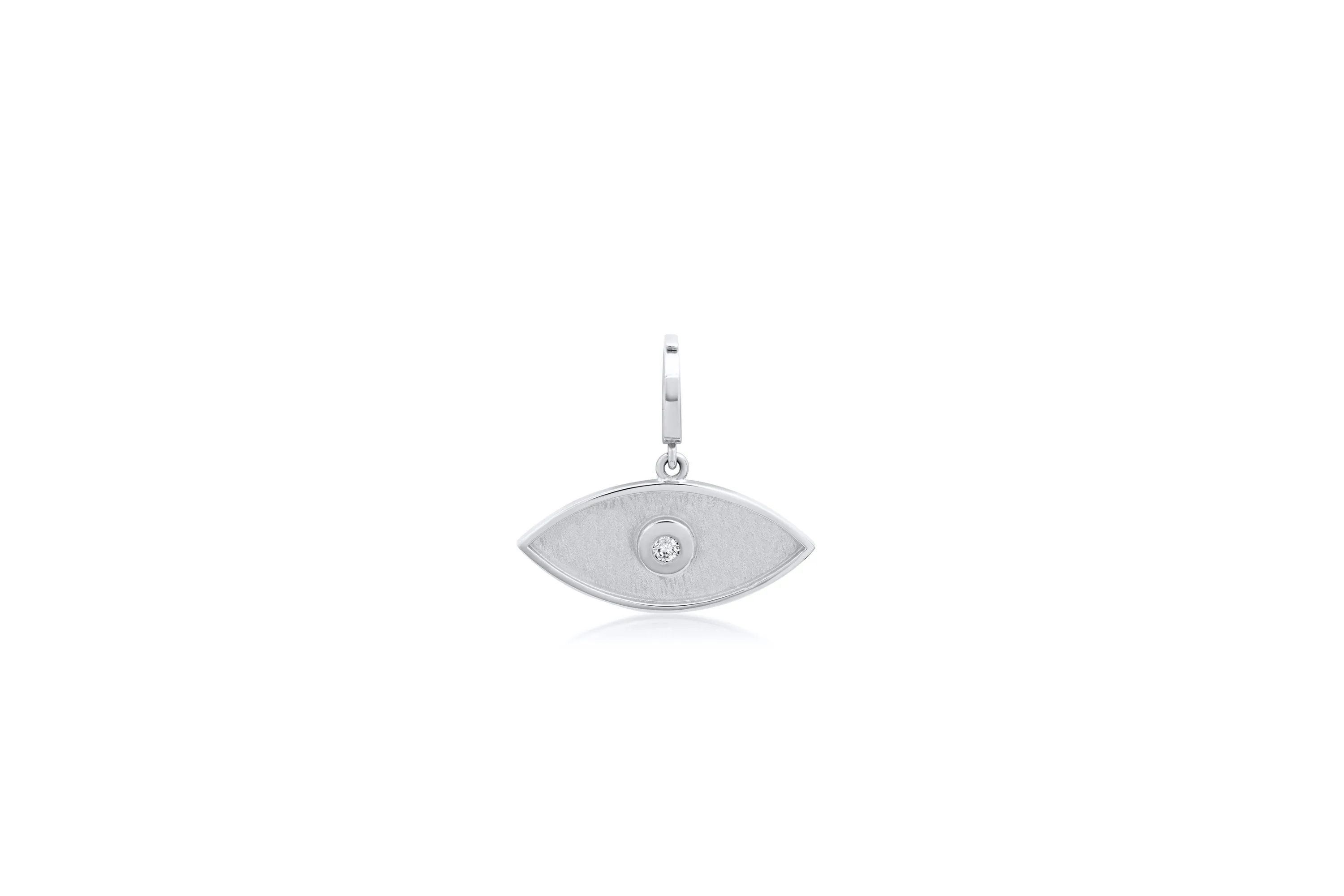 Diamond Large Evil Eye Charm