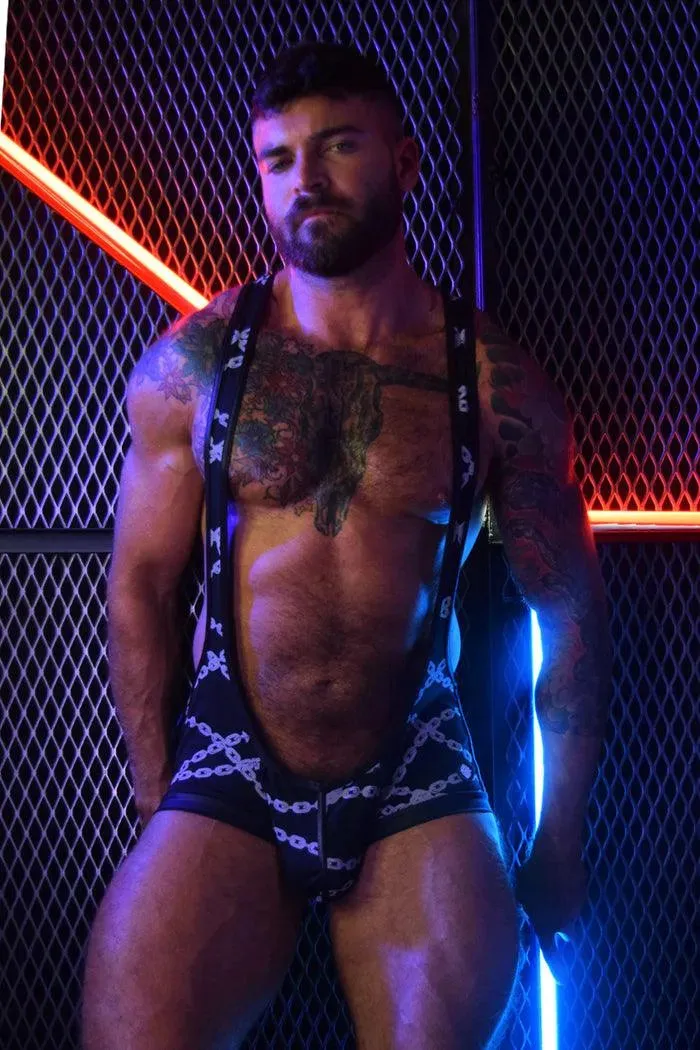 DIRTY BOY SINGLET- CHAINS