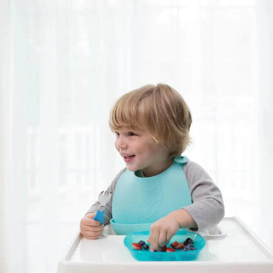Dr. Browns Silicone Bib - Turquoise