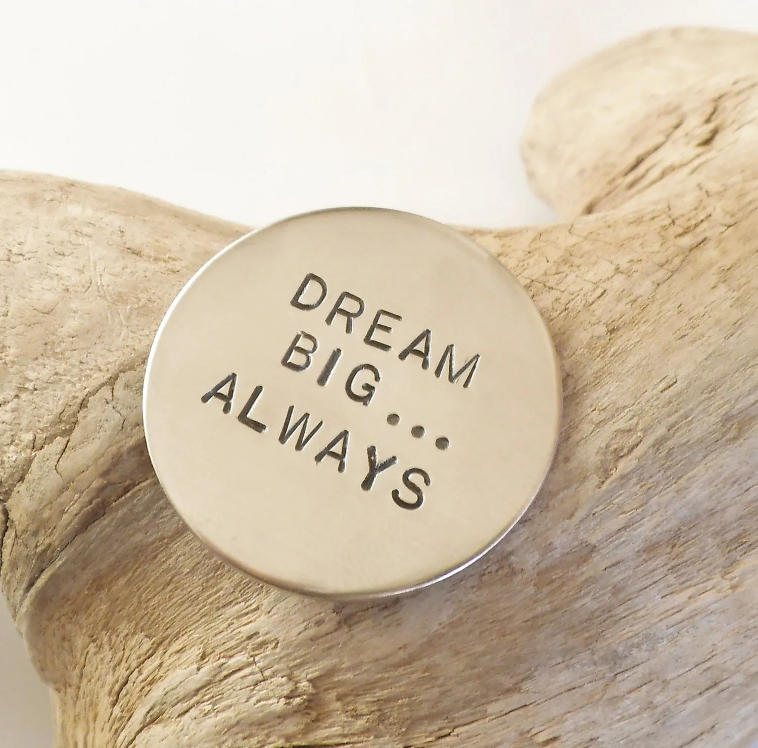 Dream Big Little One Parent to Child Motivational Gift for Son Dad Daughter Gift for Him Inspirational Quote Jewelry Graduation Gift College