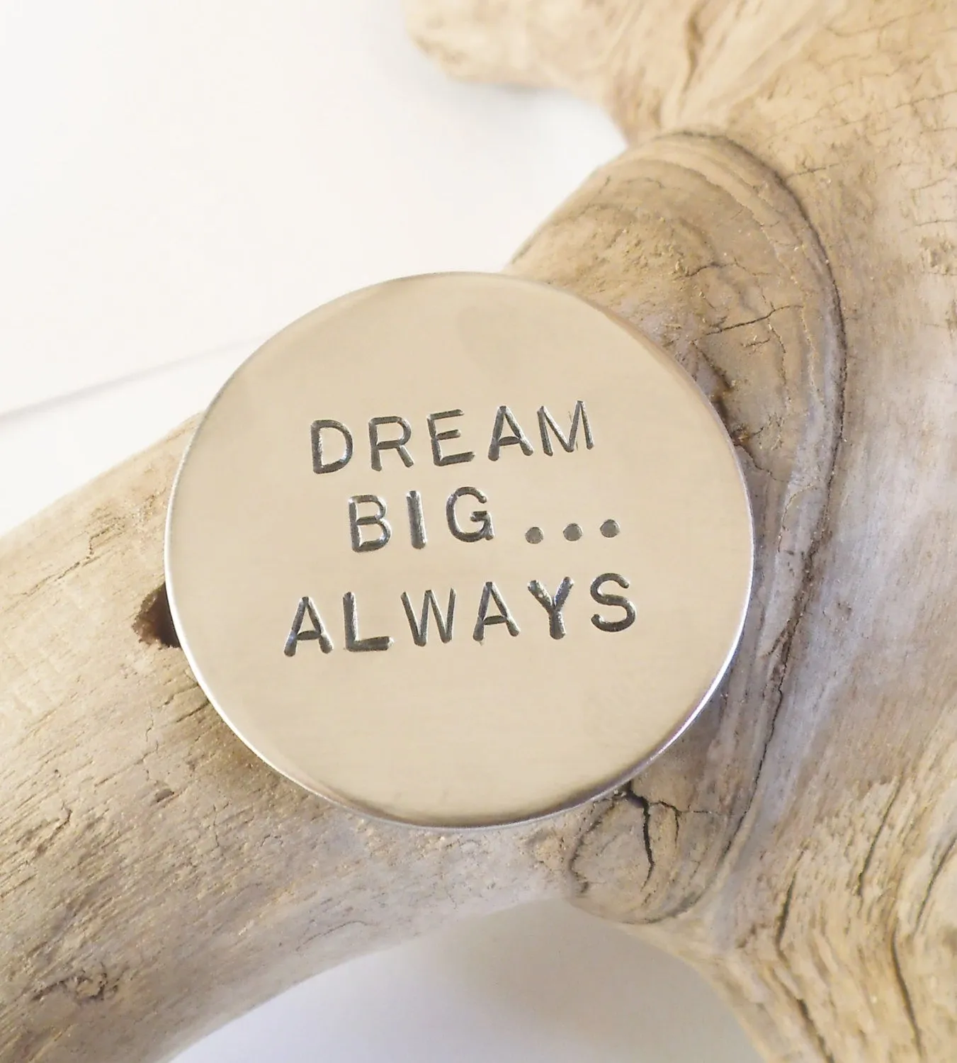 Dream Big Little One Parent to Child Motivational Gift for Son Dad Daughter Gift for Him Inspirational Quote Jewelry Graduation Gift College