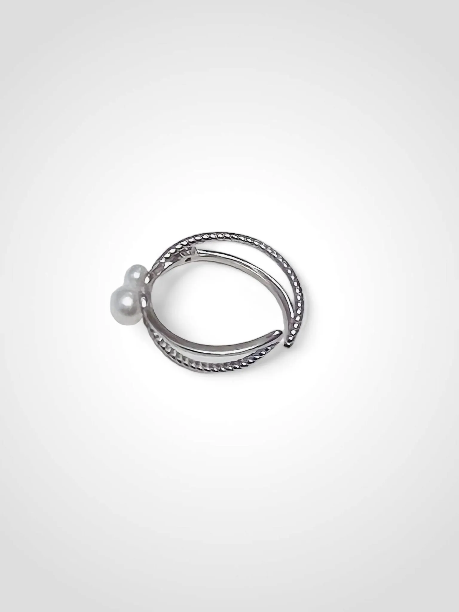Eternal Pearl Infinity Ring