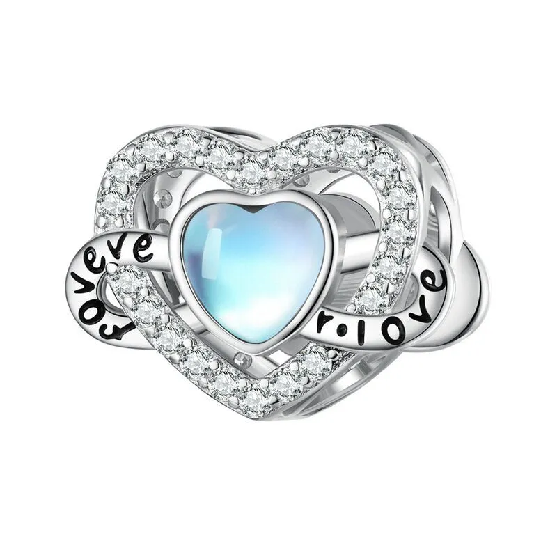 Eternal Sisterhood Blue Hanging Charm Beads