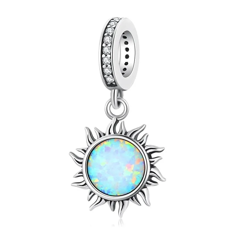 Eternal Sisterhood Blue Hanging Charm Beads
