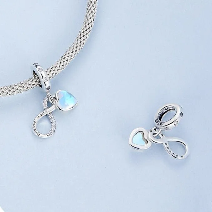 Eternal Sisterhood Blue Hanging Charm Beads