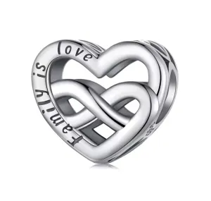 Family is Love Infinity Bead Charm