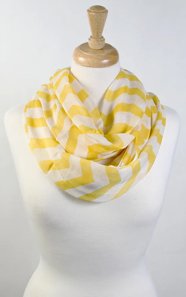 GCC067 Chevron pattern Infinity Scarf