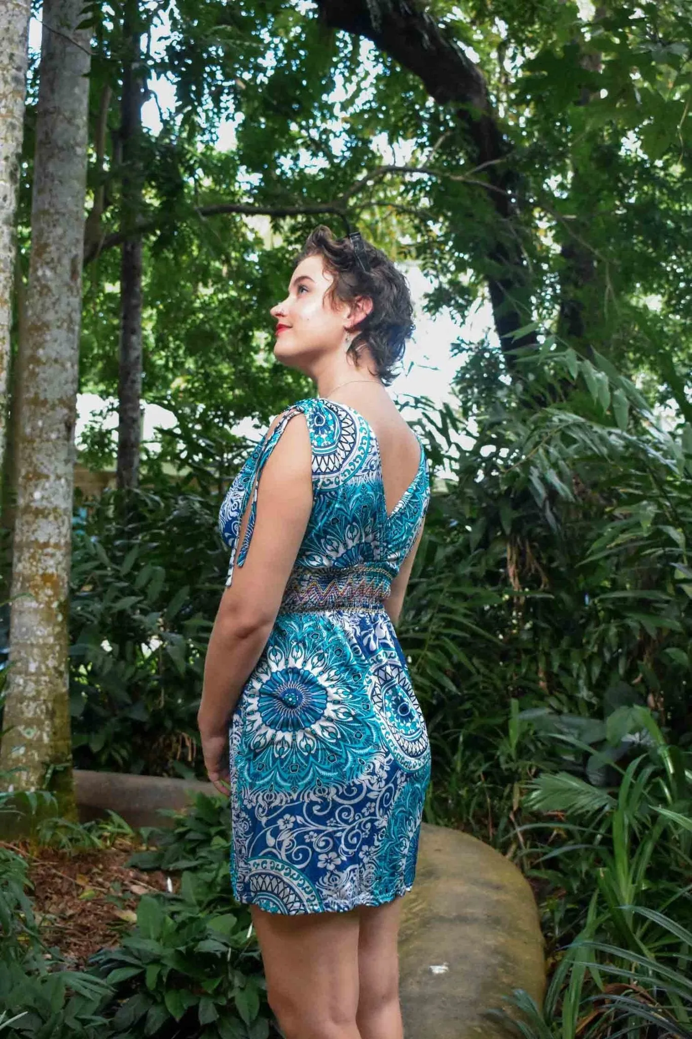 Gem Short Dress - Travel Teal