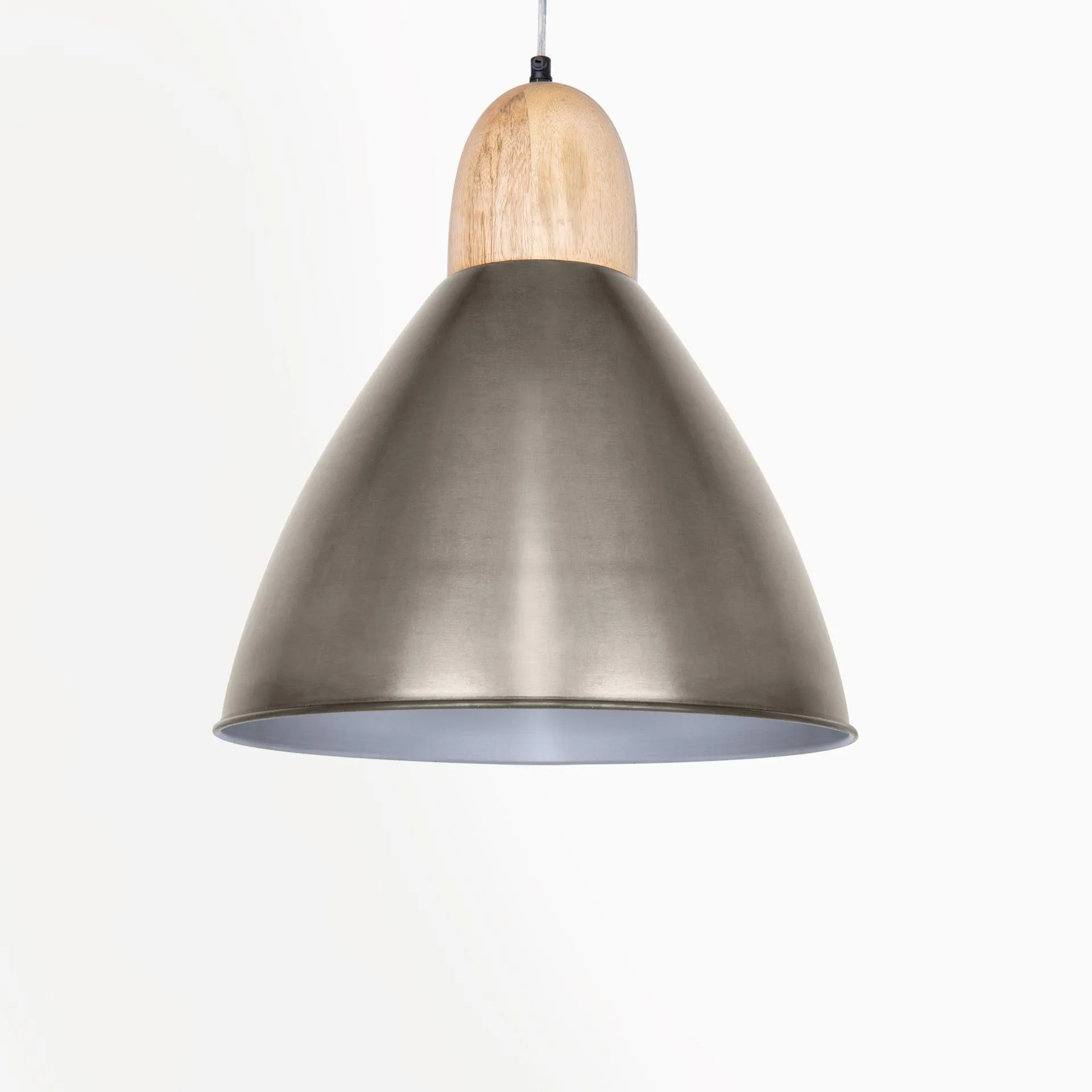 Gun Metal Pendant Lamp- Narrow