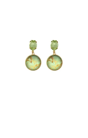 HARRIET EARRING IN GREEN
