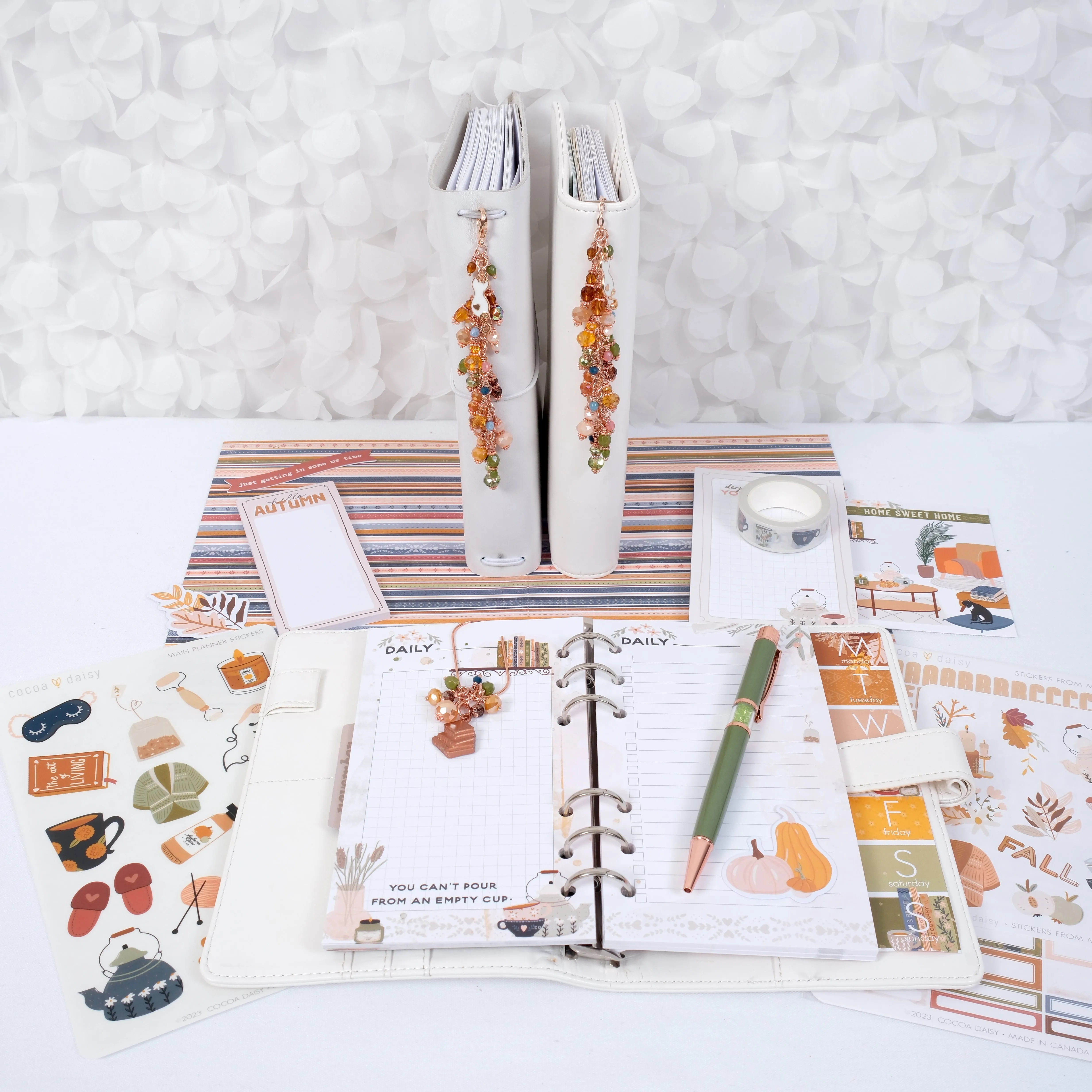 Home Sweet Home Dangle Planner Charm - Silver, Gold or Rose Gold Options
