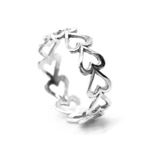 Horizontal Cut-Out Heart Band