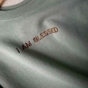 I AM BLESSED - Custom embroidery sweatshirt