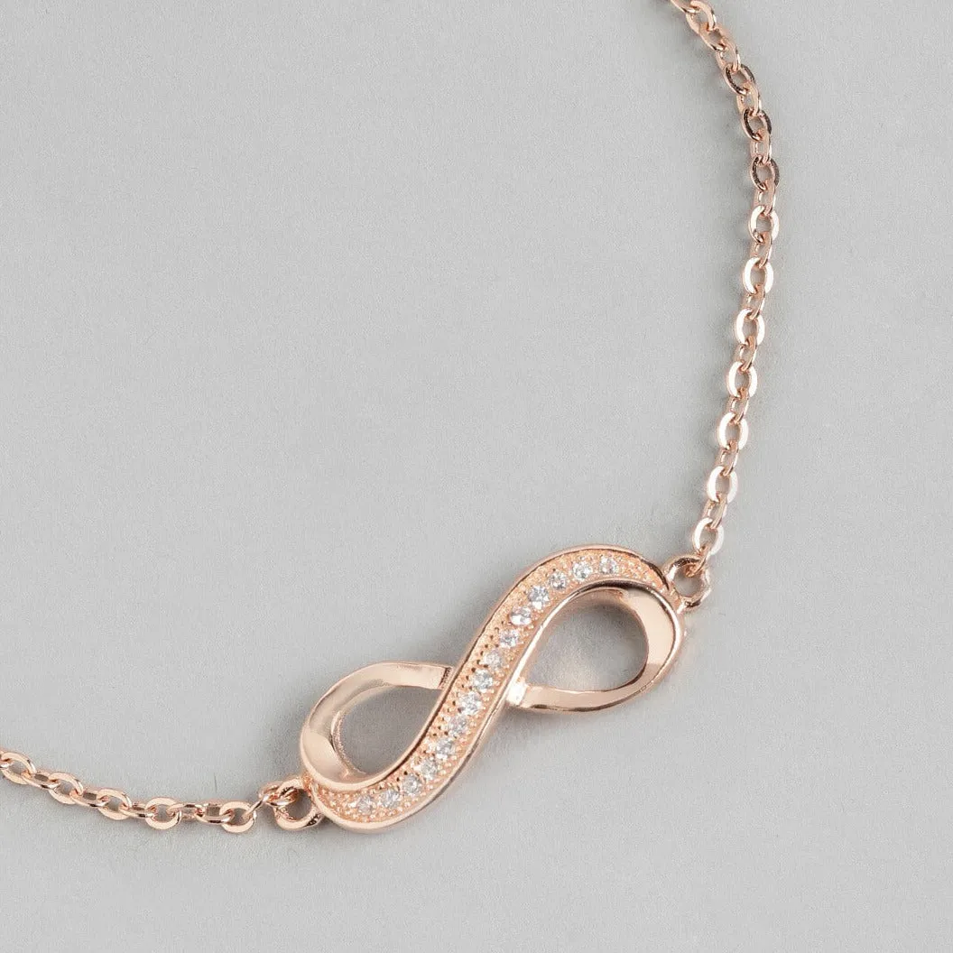 Infinity and Beyond 925 Silver Bracelet - Valentines Edition with Gift Box